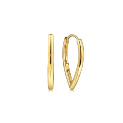New Gabriel & Co. Classic Hoop Earrings 14K Yellow Gold
