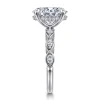 Hot Gabriel & Co. Claudia - 14K White Gold Oval Diamond Engagement Ring