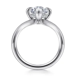 Clearance Gabriel & Co. Cosmic - 14K White Gold Marquise Shape Diamond Engagement Ring