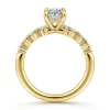 Gabriel & Co. Cove - 14K Yellow Gold Oval Diamond Engagement Ring