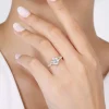 Gabriel & Co. Cove - 14K Yellow Gold Round Diamond Engagement Ring