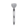Sale Gabriel & Co. Daniele - 14K White Gold Round Solitaire Diamond Engagement Ring