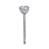 Discount Gabriel & Co. Danita - 14K White-Rose Gold Round Diamond Engagement Ring