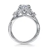 Online Gabriel & Co. Deisha - 14K White Gold Twisted Round Diamond Engagement Ring