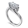 Online Gabriel & Co. Delphi - 14K White Gold Bypass Marquise Shape Diamond Engagement Ring