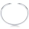 Sale Gabriel & Co. Demure - High Polished 14K White Gold Split Cuff Bracelet