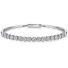 Outlet Gabriel & Co. Demure - 14K White Gold Diamond Bangle
