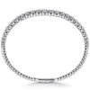 Outlet Gabriel & Co. Demure - 14K White Gold Graduating Diamond Bangle