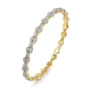 Gabriel & Co. Demure - 14K Yellow Gold Diamond Bangle