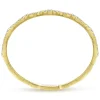 Discount Gabriel & Co. Demure - 14K Yellow Gold Diamond Station Bangle