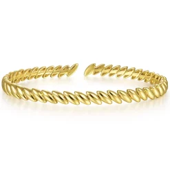 Hot Gabriel & Co. Demure - 14K Yellow Gold Plain Demure Bangle