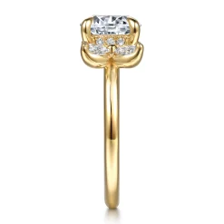 Online Gabriel & Co. Desire - 14K Yellow Gold Toi et Moi Round Diamond Engagement Ring
