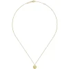 Clearance Gabriel & Co. Diamond Cut - 14K White Yellow Gold Diamond Pendant Necklace-Bujukan