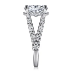 Gabriel & Co. Dominga - 14K White Gold Diamond Engagement Ring