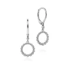 New Gabriel & Co. Drop Earrings Huggie 14K White Gold Diamond 0.25ct