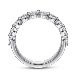 Clearance Gabriel & Co. Dublin - 14K White Gold Diamond Anniversary Band - 1.5 ct