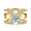 Gabriel & Co. Edalee - 14K Yellow Gold Round Diamond Engagement Ring