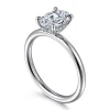 Clearance Gabriel & Co. Elia - 14K White Gold Solitaire Oval Diamond Engagement Ring