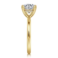 Clearance Gabriel & Co. Elia - 14K Yellow Gold Solitaire Round Diamond Engagement Ring