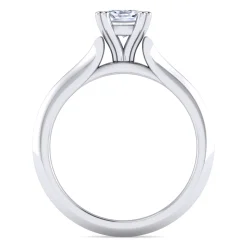 Discount Gabriel & Co. Ellis - 14K White Gold Cushion Cut Diamond Engagement Ring