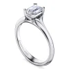 Clearance Gabriel & Co. Ellis - 14K White Gold Emerald Cut Diamond Engagement Ring