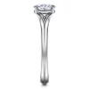 New Gabriel & Co. Ellis - 14K White Gold Oval Diamond Engagement Ring