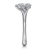 New Gabriel & Co. Ellis - 14K White Gold Pear Shape Diamond Engagement Ring