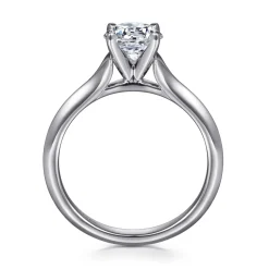 Online Gabriel & Co. Ellis - 14K White Gold Round Diamond Engagement Ring