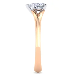 New Gabriel & Co. Ellis - 14K White-Rose Gold Pear Shape Diamond Engagement Ring