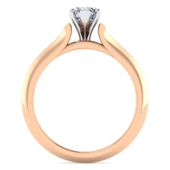 New Gabriel & Co. Ellis - 14K White-Rose Gold Pear Shape Diamond Engagement Ring