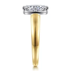 Gabriel & Co. Elowen - 14K Yellow Gold Elongated Cushion Solitaire Diamond Engagement Ring