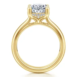 Gabriel & Co. Elysian - 14K Yellow Gold Oval Diamond Engagement Ring