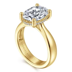 Gabriel & Co. Elysian - 14K Yellow Gold Oval Diamond Engagement Ring