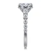 Hot Gabriel & Co. Emberlie - 14K White Gold Oval Diamond Engagement Ring