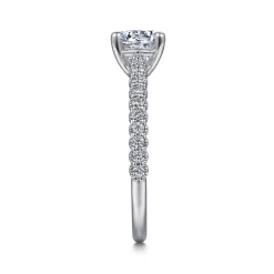 Clearance Gabriel & Co. Emberlyn - Platinum Round Diamond Engagement Ring