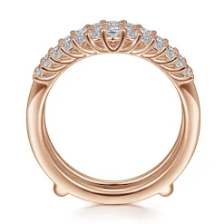 Online Gabriel & Co. Emmalee - 14K Rose Gold Diamond Ring Enhancer - 0.45 ct