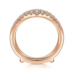 Online Gabriel & Co. Emmalynn - 14K Rose Gold Diamond Ring Enhancer - 0.45 ct