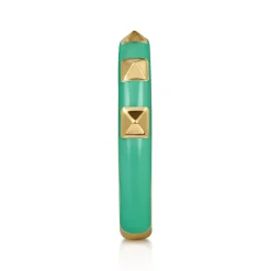 Online Gabriel & Co. Enamel - 14K Yellow Gold Pyramid Stackable with Mint Green Enamel