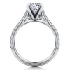 Discount Gabriel & Co. Erica - 14K White Gold Round Diamond Engagement Ring