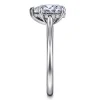 New Gabriel & Co. Ericka - 14K White Gold Pear Shape Diamond Engagement Ring