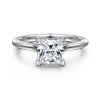 Outlet Gabriel & Co. Ericka - 14K White Gold Princess Cut Diamond Engagement Ring