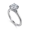 Outlet Gabriel & Co. Ericka - 14K White Gold Round Solitaire Diamond Engagement Ring