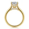 Online Gabriel & Co. Ericka - 14K Yellow Gold Elongated Cushion Diamond Engagement Ring