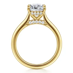 Online Gabriel & Co. Ericka - 14K Yellow Gold Elongated Cushion Diamond Engagement Ring