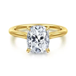 Online Gabriel & Co. Ericka - 14K Yellow Gold Elongated Cushion Diamond Engagement Ring