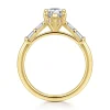 Clearance Gabriel & Co. Eva - 14K Yellow Gold Pear Shape Diamond Engagement Ring