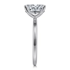 Outlet Gabriel & Co. Evelina - 14K White Gold Solitaire Diamond Engagement Ring
