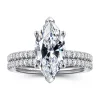 Outlet Gabriel & Co. Evelyn - 14K White Gold Marquise Shape Diamond Engagement Ring