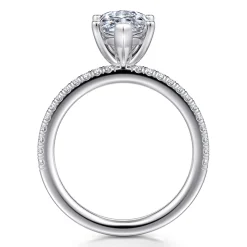 Outlet Gabriel & Co. Evelyn - 14K White Gold Marquise Shape Diamond Engagement Ring