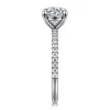 Online Gabriel & Co. Evelyn - 14K White Gold Round Diamond Engagement Ring